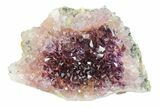 Amethyst Crystal Cluster with Hematite Inclusions - India #168767-1